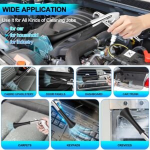2 Nozzles Air Cleaning Gun – Dry Cleaning Gun for Quickly Blasting Dust