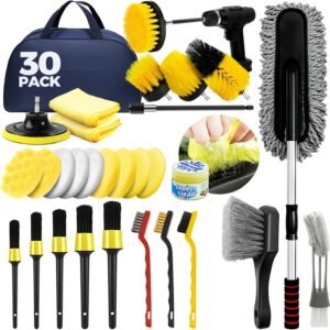 30Pcs Car Complete Cleaning & Detailing Tools