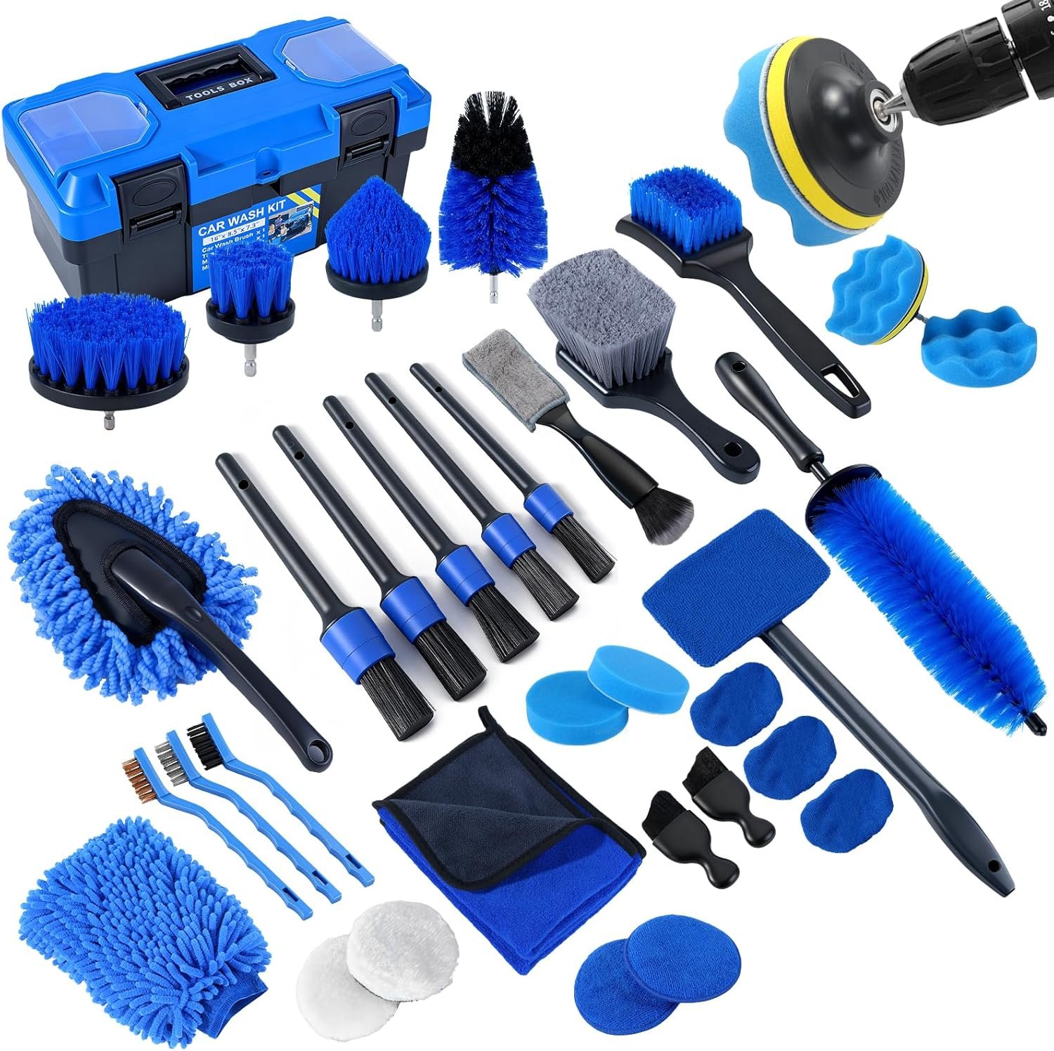 36Pcs Car Detailing Kit Complete Car Cleaning