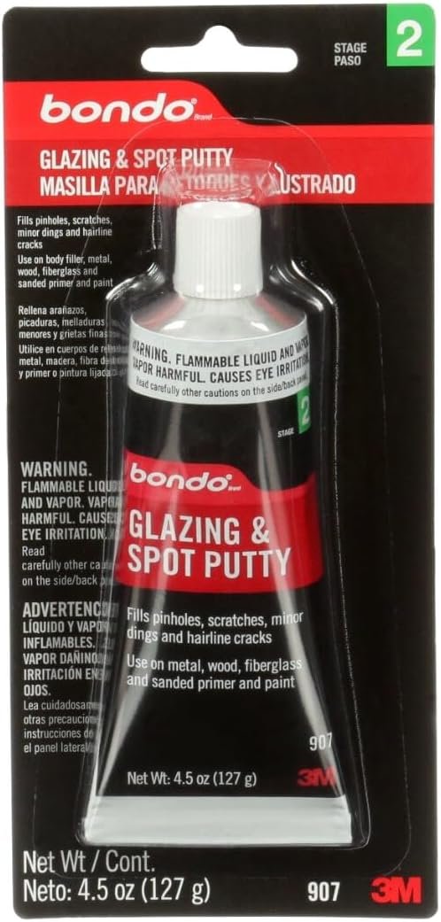 Bondo Glazing and Spot Putty