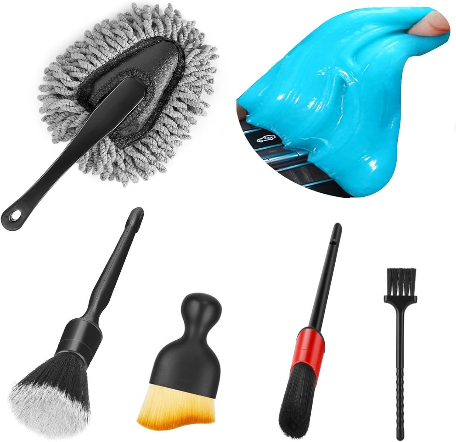 Fitosy Car Interior Duster Detail Brush Cleaning