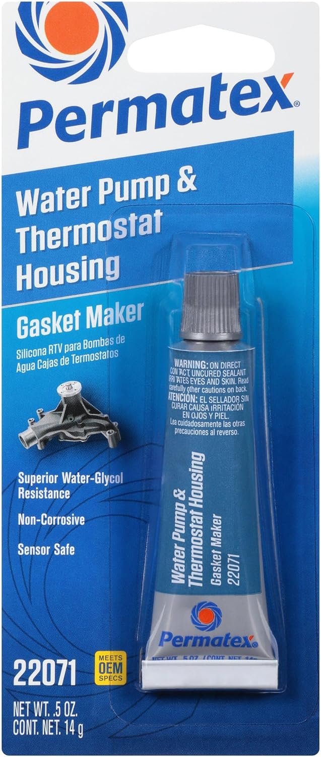 Permatex 22071 Water Pump & Thermostat RTV Silicone Gasket