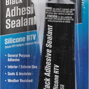 Permatex 81158 Black Silicone Adhesive Sealant