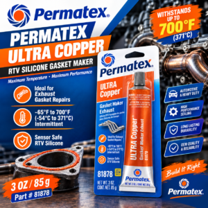 Permatex 81878 Ultra Copper Maximum Temperature RTV Silicone Gasket Maker