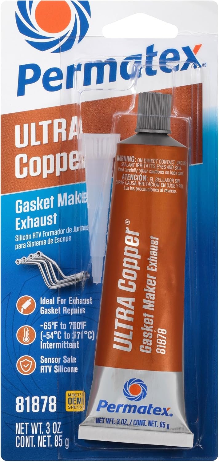 Permatex 81878 Ultra Copper Maximum Temperature RTV Silicone Gasket Maker