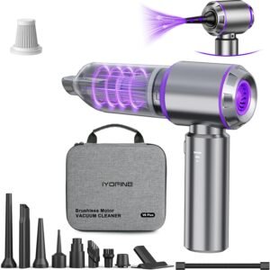 VacuumAir Duster Super Power Mini Car Vacuum Cleaner – Portable Car Cleaning Tool