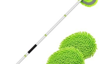 Car Wash Brush Kit Long Handle Car Cleaning Brush with Scratch-Free Refill Head