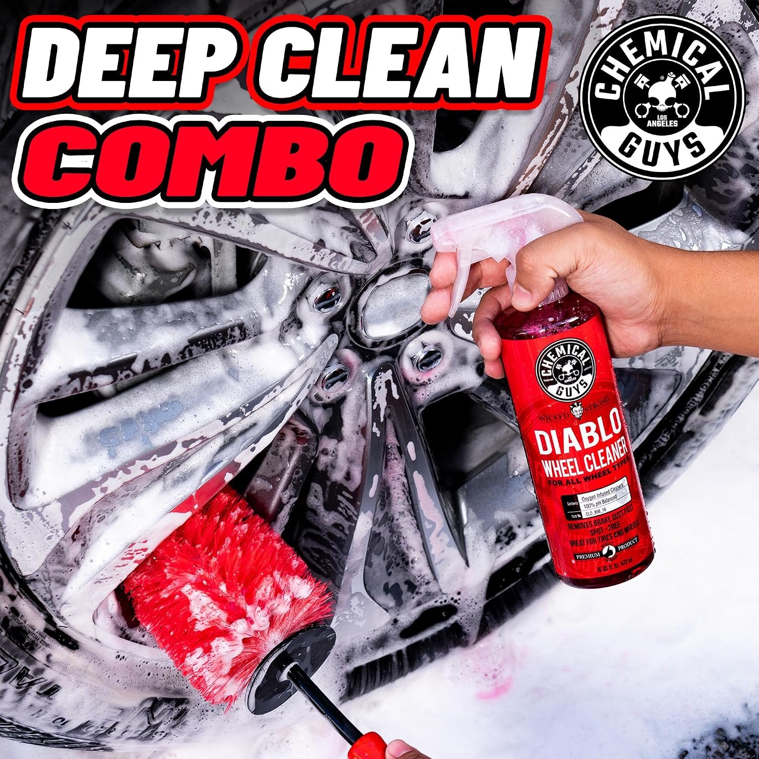 Chemical Guys Diablo Brake Dust & Wheel Cleaner – Wheel & Rim Cleaning Spray