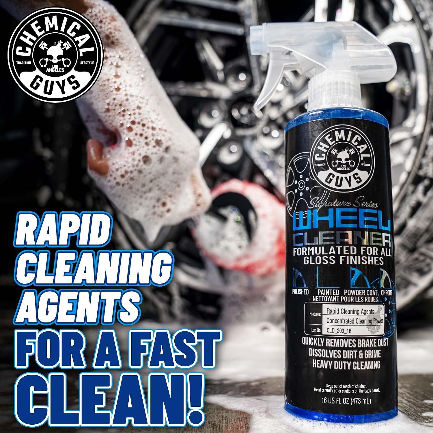 Chemical Guys Signature Series Wheel Cleaner 16 oz – Wheel Cleaner for All Finishes