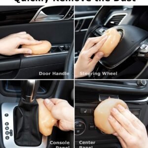 TICARVE Cleaning Gel for Car Detailing – Reusable Car Interior Cleaner & Dust Removal Putty