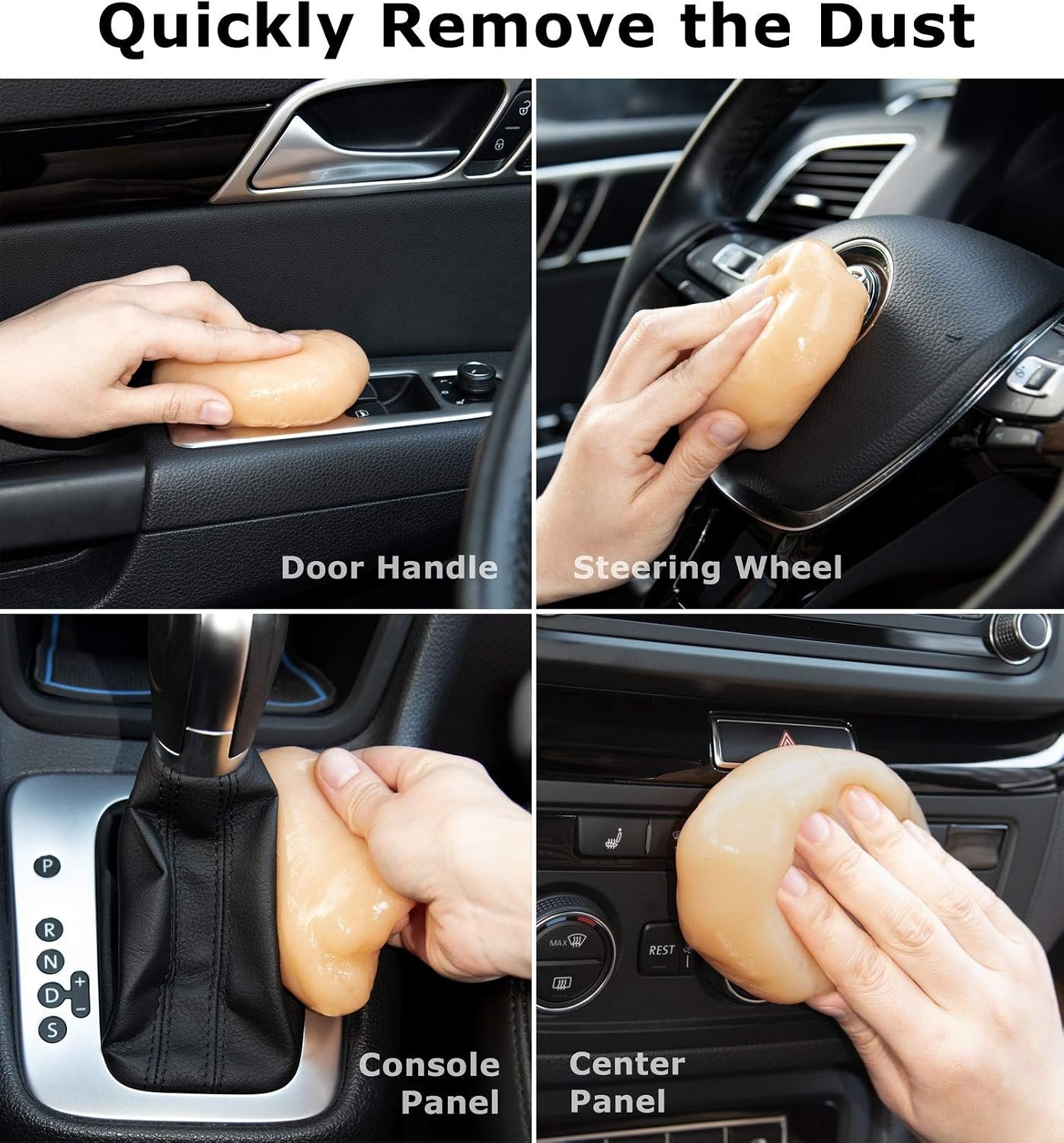 TICARVE Cleaning Gel for Car Detailing – Reusable Car Interior Cleaner & Dust Removal Putty