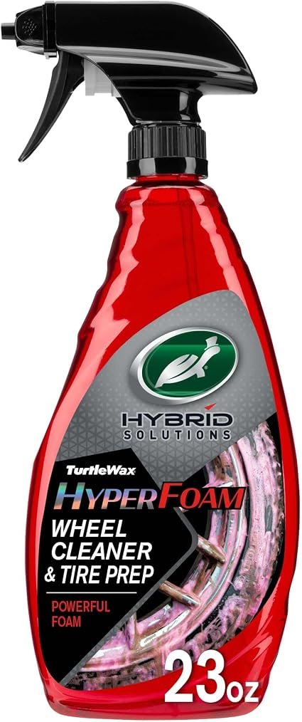 Turtle Wax Hybrid Solutions HyperFoam Wheel & Tire Cleaner 23 oz – Foaming Wheel & Tire Cleaner
