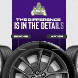Untouchable Tire Shine Spray – Long-Lasting Wet Look Tire Dressing for Deep Gloss